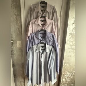 LOT of 4 Classic Men's Dress Shirts